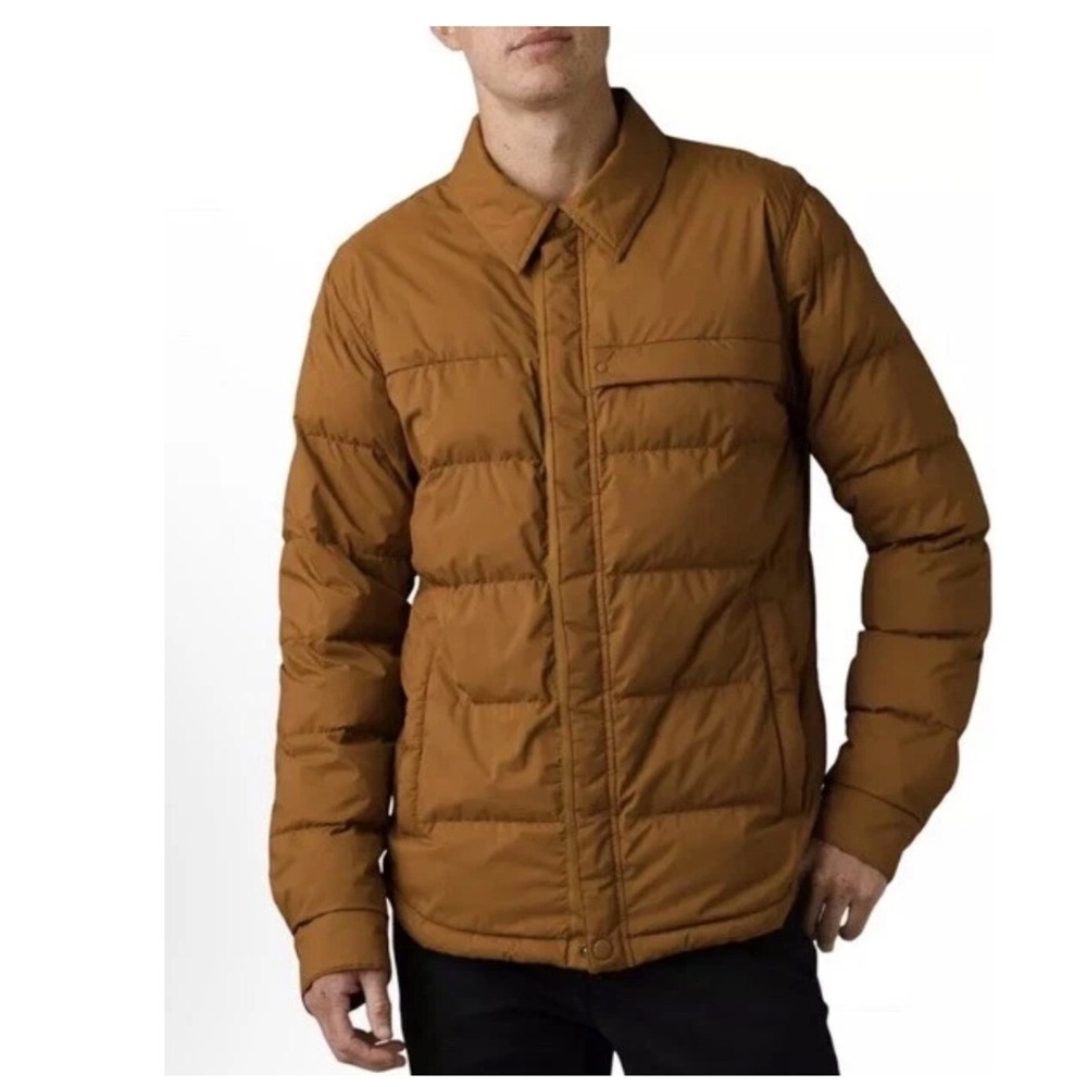 Prana Pinchot Shirt Jacket Puffer Quilted Lightweight Mens Size M‎